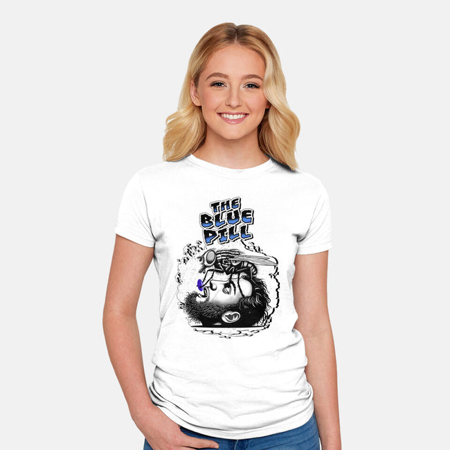 Blissful Ignorance-Womens-Fitted-Tee-palmstreet