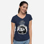 Blissful Ignorance-Womens-V-Neck-Tee-palmstreet