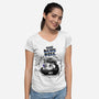 Blissful Ignorance-Womens-V-Neck-Tee-palmstreet