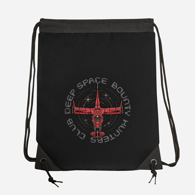 Deep Space Bounty Hunters Club-None-Drawstring-Bag-momma_gorilla
