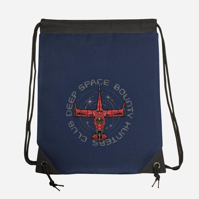 Deep Space Bounty Hunters Club-None-Drawstring-Bag-momma_gorilla