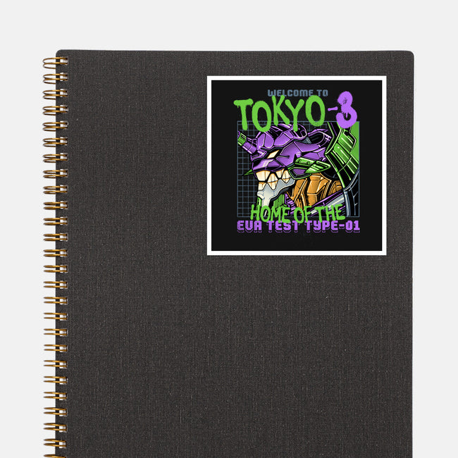 Welcome To Tokyo-None-Glossy-Sticker-momma_gorilla
