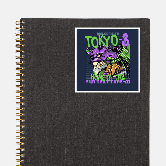 Welcome To Tokyo-None-Glossy-Sticker-momma_gorilla