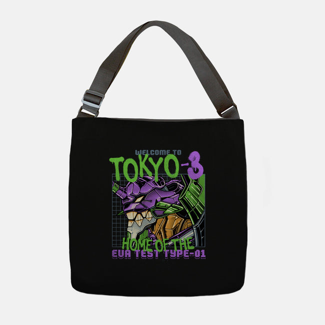 Welcome To Tokyo-None-Adjustable Tote-Bag-momma_gorilla