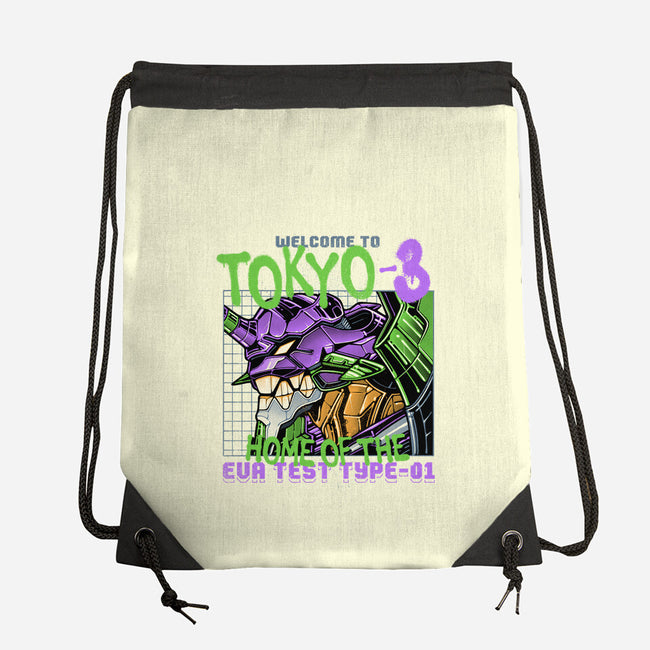 Welcome To Tokyo-None-Drawstring-Bag-momma_gorilla