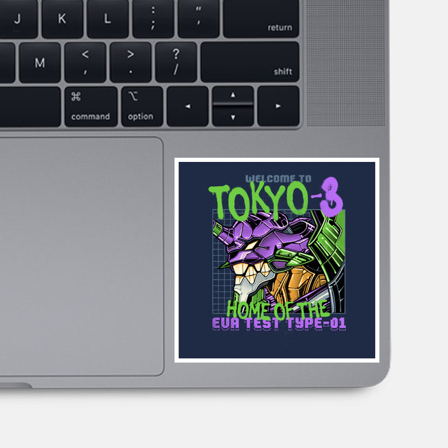 Welcome To Tokyo-None-Glossy-Sticker-momma_gorilla