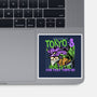 Welcome To Tokyo-None-Glossy-Sticker-momma_gorilla
