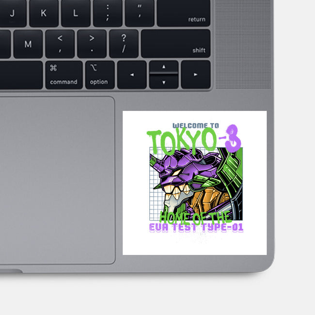 Welcome To Tokyo-None-Glossy-Sticker-momma_gorilla