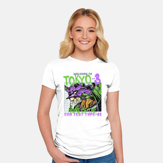 Welcome To Tokyo-Womens-Fitted-Tee-momma_gorilla