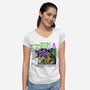 Welcome To Tokyo-Womens-V-Neck-Tee-momma_gorilla