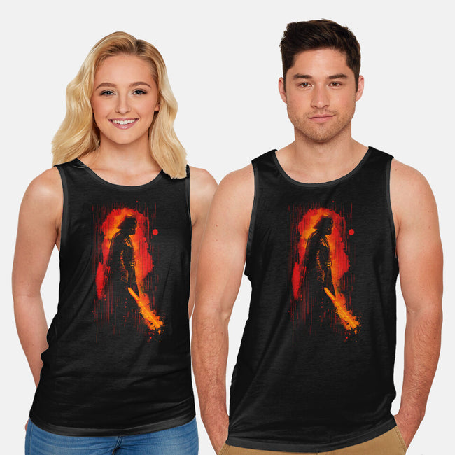 Dark Rain-Unisex-Basic-Tank-kharmazero