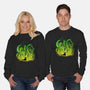 Dark Side Of The Garden-Unisex-Crew Neck-Sweatshirt-kharmazero