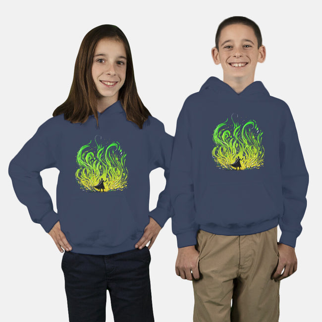 Dark Side Of The Garden-Youth-Pullover-Sweatshirt-kharmazero