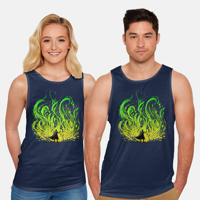 Dark Side Of The Garden-Unisex-Basic-Tank-kharmazero