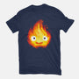Fire Demon Painting-Womens-Fitted-Tee-DrMonekers