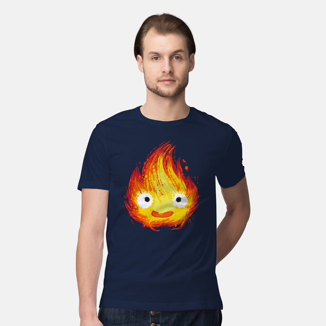Fire Demon Painting-Mens-Premium-Tee-DrMonekers