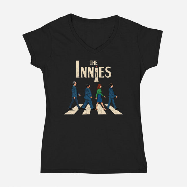The Innies-Womens-V-Neck-Tee-Tronyx79