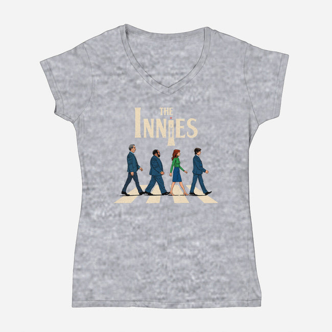 The Innies-Womens-V-Neck-Tee-Tronyx79