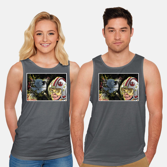 Disaster Luke-Unisex-Basic-Tank-zascanauta