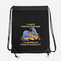 Waiting My Turn-None-Drawstring-Bag-zascanauta