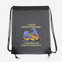 Waiting My Turn-None-Drawstring-Bag-zascanauta