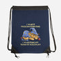 Waiting My Turn-None-Drawstring-Bag-zascanauta