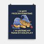 Waiting My Turn-None-Matte-Poster-zascanauta