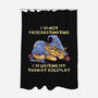 Waiting My Turn-None-Polyester-Shower Curtain-zascanauta