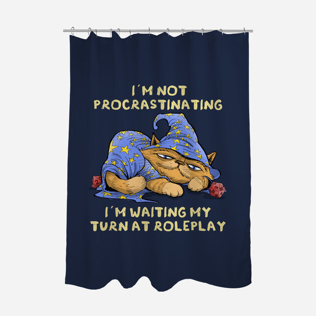 Waiting My Turn-None-Polyester-Shower Curtain-zascanauta
