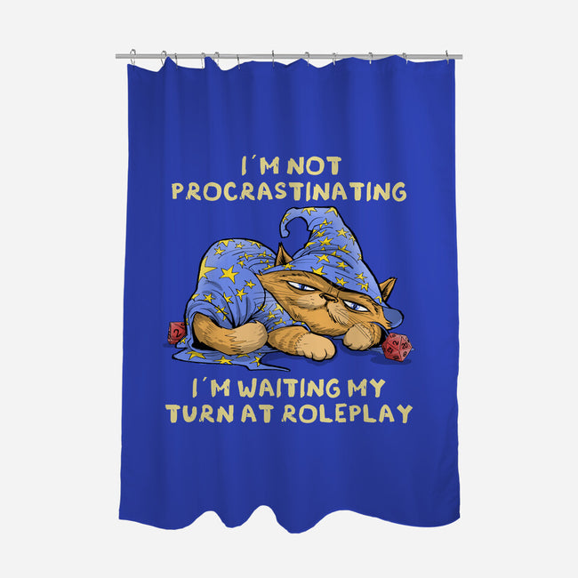 Waiting My Turn-None-Polyester-Shower Curtain-zascanauta