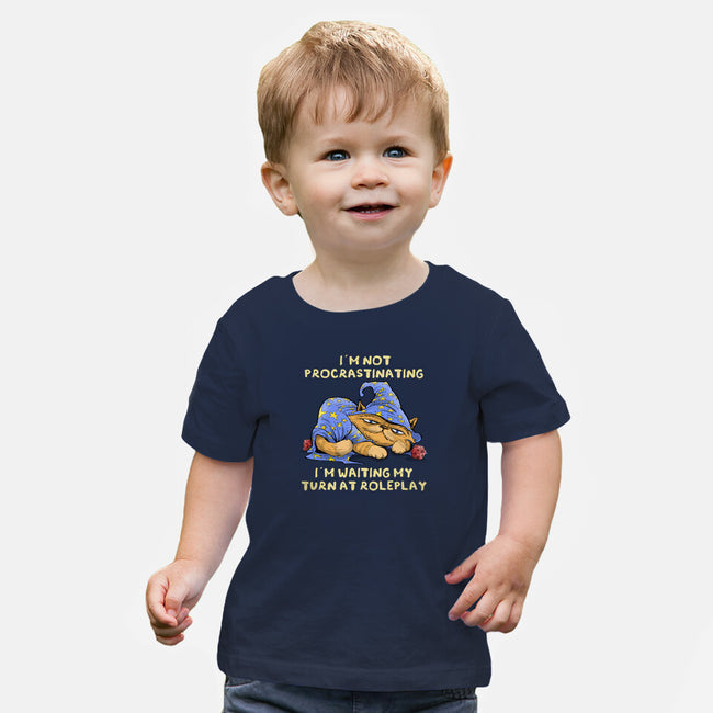 Waiting My Turn-Baby-Basic-Tee-zascanauta