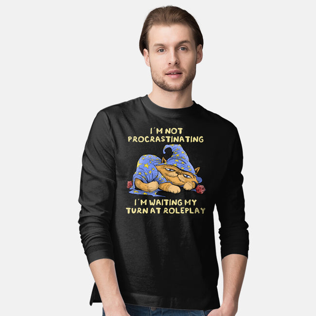 Waiting My Turn-Mens-Long Sleeved-Tee-zascanauta
