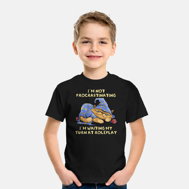 Waiting My Turn-Youth-Basic-Tee-zascanauta