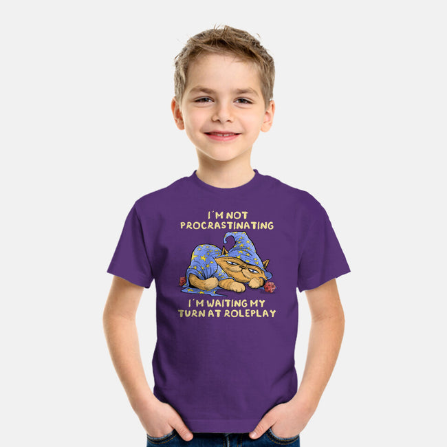 Waiting My Turn-Youth-Basic-Tee-zascanauta