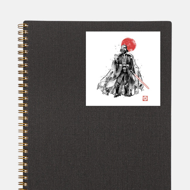 Dark Lord Sumi-E-None-Glossy-Sticker-Astrobot Invention