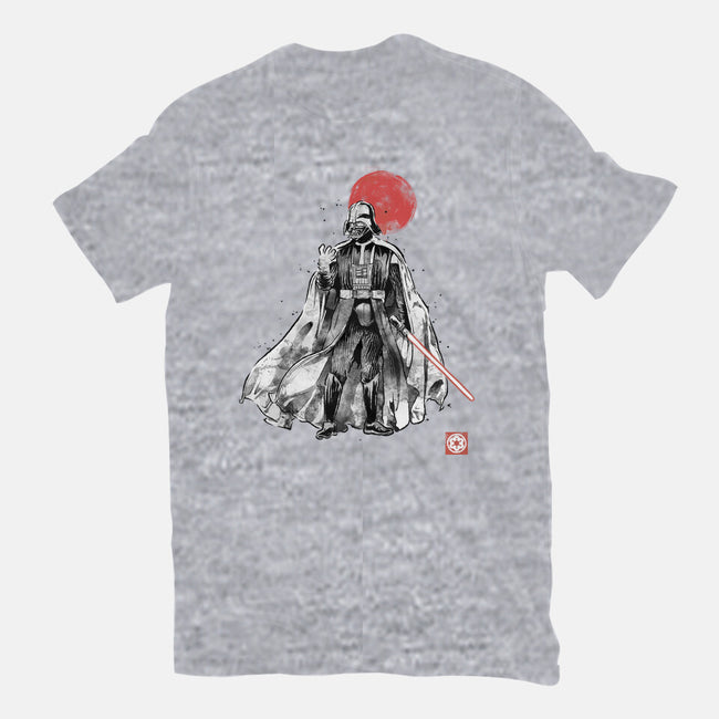 Dark Lord Sumi-E-Womens-Basic-Tee-Astrobot Invention