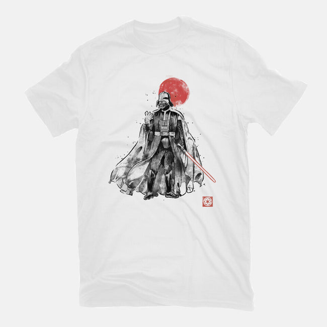 Dark Lord Sumi-E-Womens-Basic-Tee-Astrobot Invention