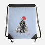 Dark Lord Sumi-E-None-Drawstring-Bag-Astrobot Invention