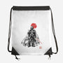 Dark Lord Sumi-E-None-Drawstring-Bag-Astrobot Invention