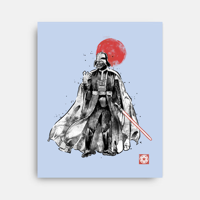 Dark Lord Sumi-E-None-Stretched-Canvas-Astrobot Invention