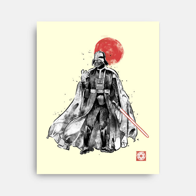 Dark Lord Sumi-E-None-Stretched-Canvas-Astrobot Invention