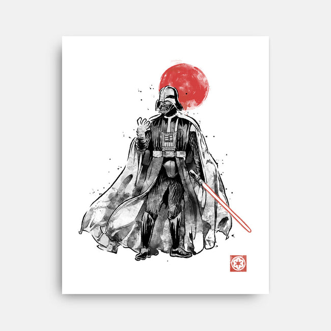 Dark Lord Sumi-E-None-Stretched-Canvas-Astrobot Invention