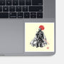 Dark Lord Sumi-E-None-Glossy-Sticker-Astrobot Invention