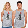 Dark Lord Sumi-E-Unisex-Basic-Tank-Astrobot Invention