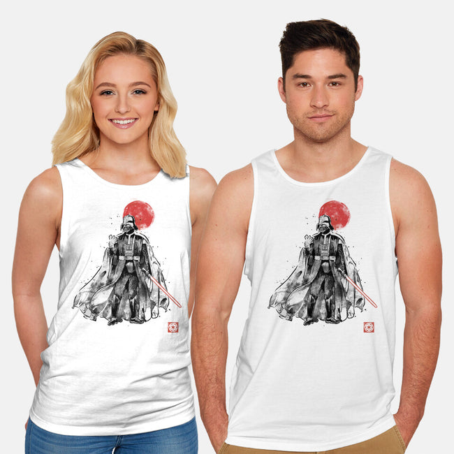 Dark Lord Sumi-E-Unisex-Basic-Tank-Astrobot Invention