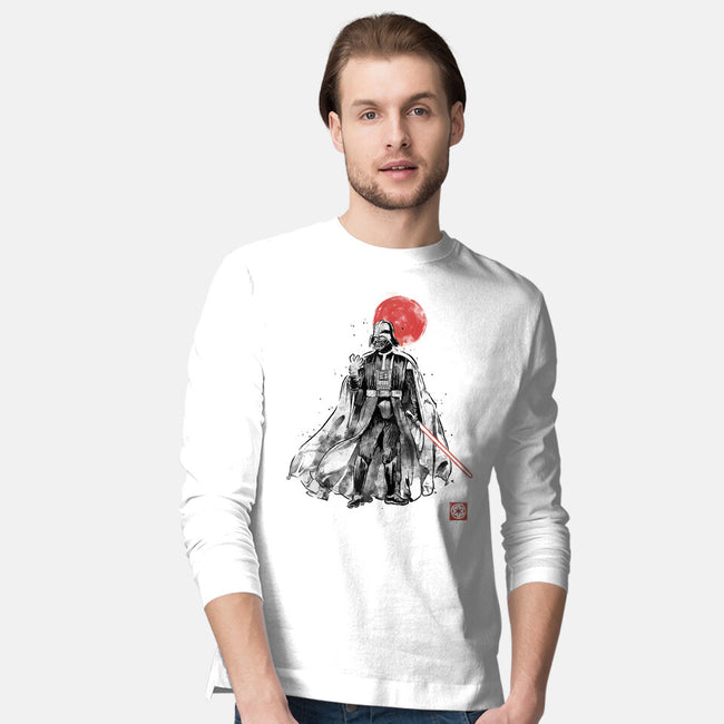 Dark Lord Sumi-E-Mens-Long Sleeved-Tee-Astrobot Invention