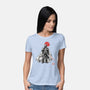 Dark Lord Sumi-E-Womens-Basic-Tee-Astrobot Invention