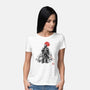 Dark Lord Sumi-E-Womens-Basic-Tee-Astrobot Invention