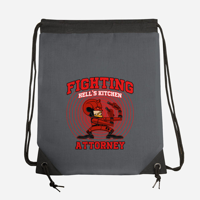Fighting Attorney-None-Drawstring-Bag-joerawks