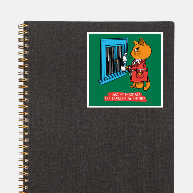 Thoughts On A Rainy Day-None-Glossy-Sticker-imisko